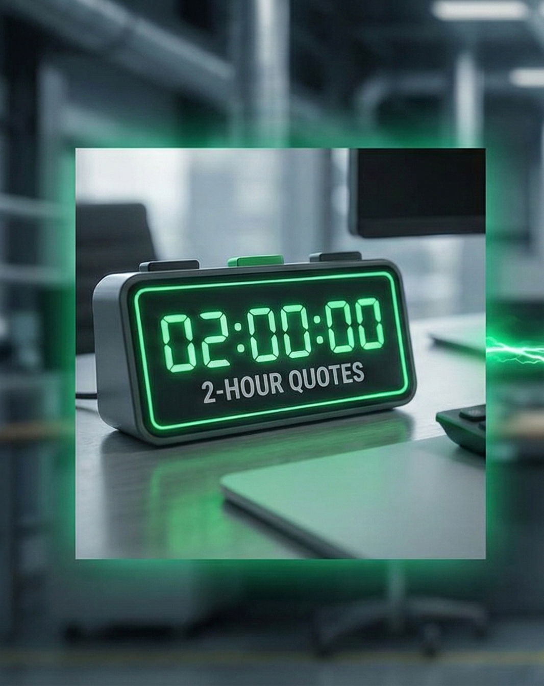 Get an equipment loan within 2 hours